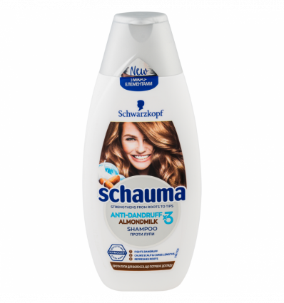 Шампунь для волос Schauma Anti-dandruff аlmodmilk 400мл