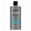 Шампунь SYOSS MEN CLEAN&COOL С ментолом для нормальных и жирных волос 440мл