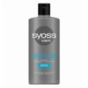 Шампунь SYOSS MEN CLEAN&COOL з Ментолом для нормального та жирного волосся 440мл