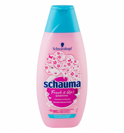 Шампунь Schauma Fresh it Up для жирного волосся 400мл