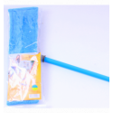 Швабра для влажной уборки, микрофибра, 42 см, синяя
