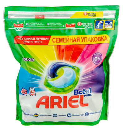 Капсули для прання Ariel Color 45*27г/уп