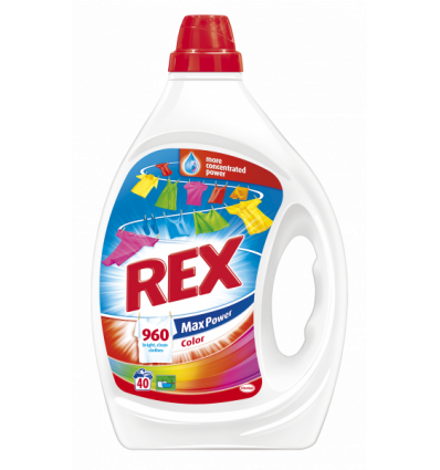 Гель для прання Rex Max Power Color 2л