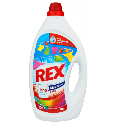 Гель для прання Rex Max Power Color 3л