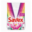 Пральний порошок для кольорових тканин Savex Color&Care автомат 2,4 кг