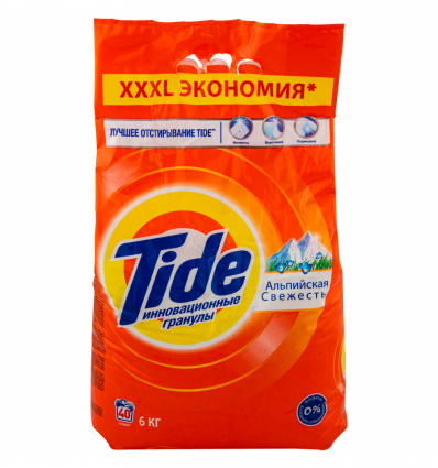 Пральний порошок Tide Альпійська свіжість автомат 6кг