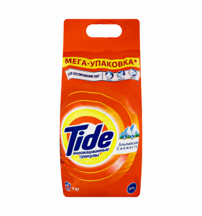 Средство моющее Tide Альпийская Свежесть авт порошк синт 9кг