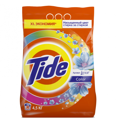 Порошок для стирки Tide Lenor Touch of Scent Color 4,5кг