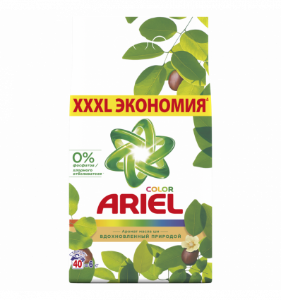 Пральний порошок Ariel Аромат олії ши 6 кг