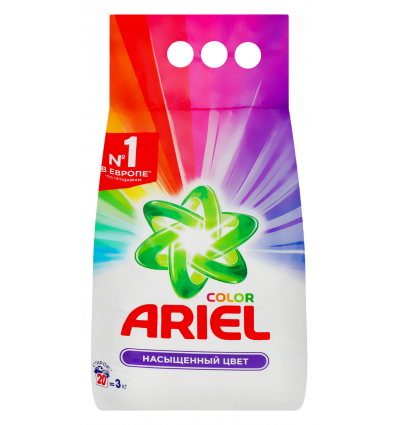 Средство моющее Ariel Color автомат порошкообразное синтетическое 3кг
