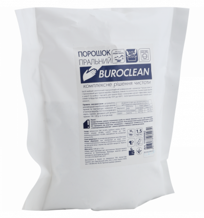 Порошок пральний універсальний Buroclean 1,5 кг "Гірська свіжість" ( 11000002 )