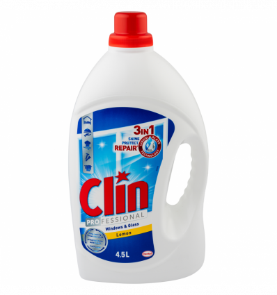 Засіб для миття скла Clin Professional Вікна та скло 4,5л