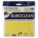 Салфетки целлюлозные влаговпитывающие Buroclean 15х15, 5 шт/уп ( 10200113 )