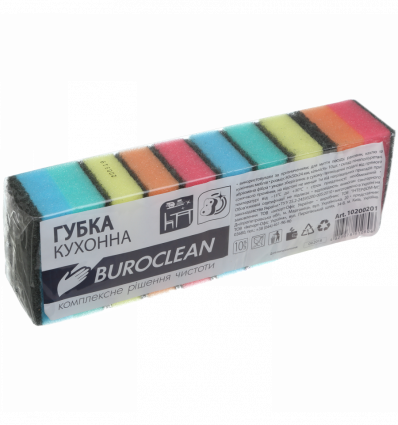 Губки кухонні Buroclean, 10 шт ( 10200201 )