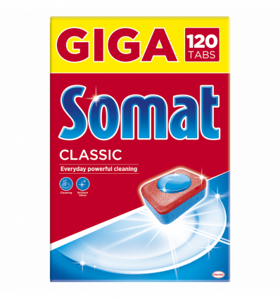 Средство для мытья посуды Somat Classic в форме таблеток 2100г