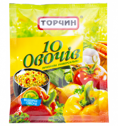 Приправа Торчин 10 овощей универсальная 60г
