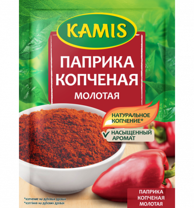 Паприка Kamis копченая молотая 20г