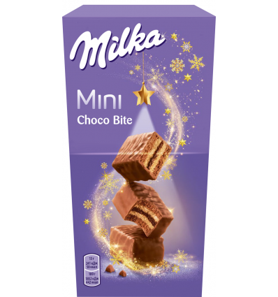 Пирожное Milka Mini Choco Bite бисквитное 117г