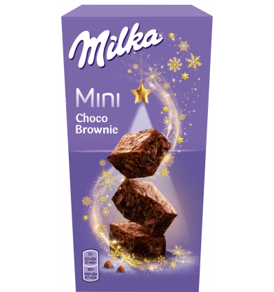 Пирожное Milka Mini Choco Brownie бисквитное 117г