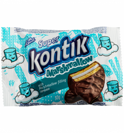 Печенье маршмеллоу со вкусом ванили Super Kontik Кonti му 30г