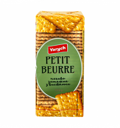 Печенье Yarych Petit Beurre со злаками 155г