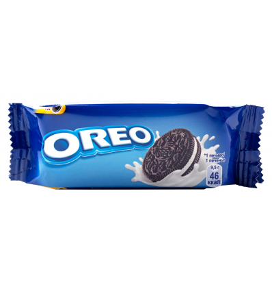 Печенье Oreo с какао и кремовой начинкой ванильн вкуса 38г