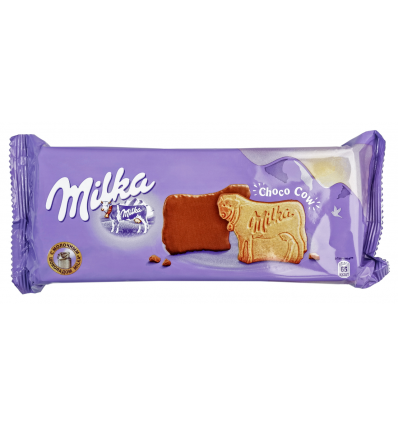 Печенье Milka покрытое молочным шоколадом 200г