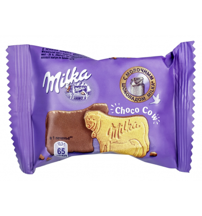 Печенье Milka покрытое молочным шоколадом 40г