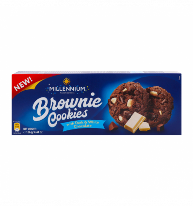 Печенье Millennium Brownie Cookies c шоколадом 126г