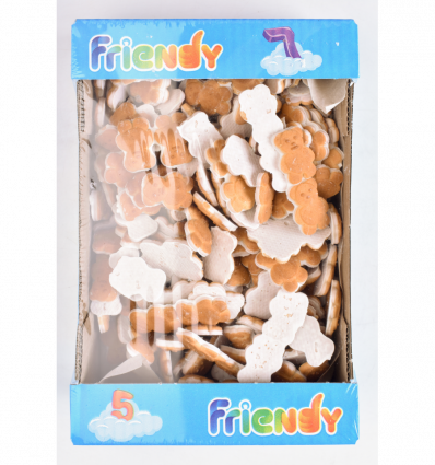 Печиво Friendy Міні-Мішутка з молочною глазур`ю здобне 0,9кг