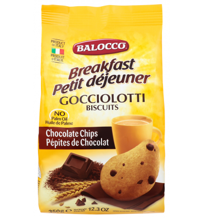 Печиво Balocco Gocciolotti з шоколадною крихтою 350г