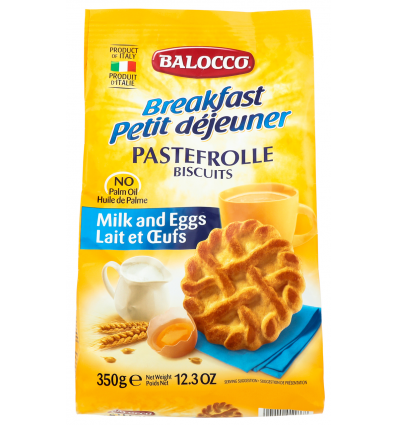 Печенье Balocco Pastwfrolle с яйцами 350г