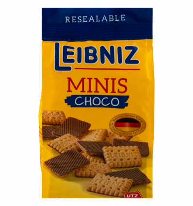 Печиво Bahlsen Leibniz Minis з молочним шоколадом 100г