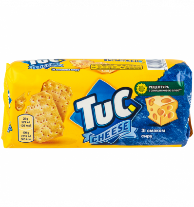 Крекер Tuc соленый со вкусом сыра 100г