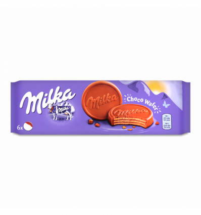Вафли Milka Choco Wafer с начинкой из какао в молочном шоколаде 6шт 180г