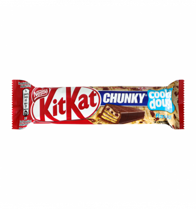 Вафлі Kit Kat Chunky в молочному шоколаді з начинкою з хрусткими какао-гранулами 42г