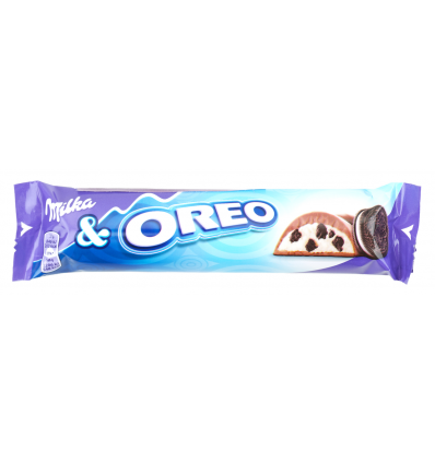 Шоколад Milka молочний з печивом Oreo 37г