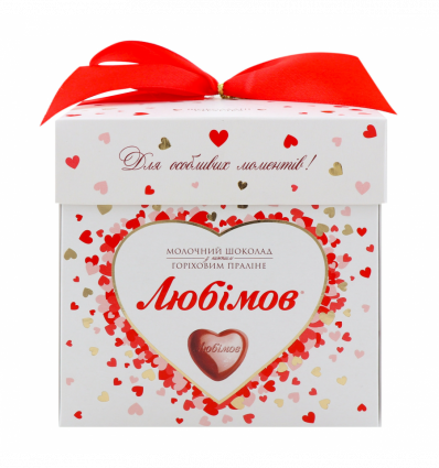Конфеты Любимов Gapchinska шоколадные с ореховым пралине в молочном шоколаде 208г