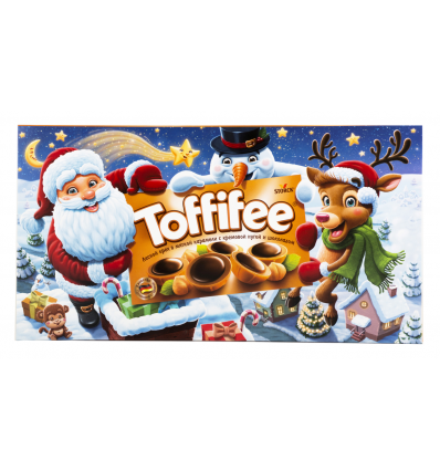 Цукерки Toffifee з лісовими горіхами 125г*3шт 375г