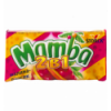 Цукерки Mamba 2в1 жувальні зі смаком малини та персика 26,5г
