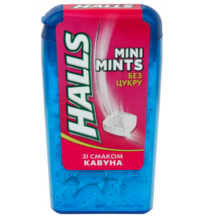 Конфеты Halls Mini Mints без сахара со вкусом арбуза 12,5г