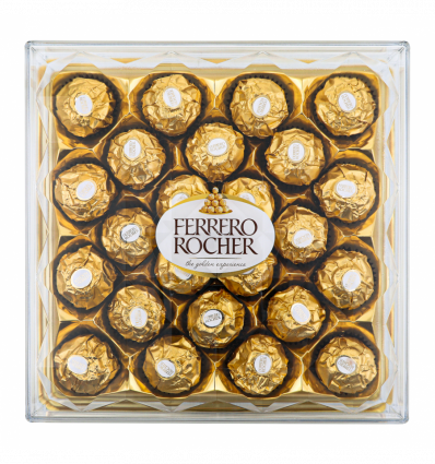 Конфеты Ferrero Rocher в молочном шоколаде с лесными орехом 300г