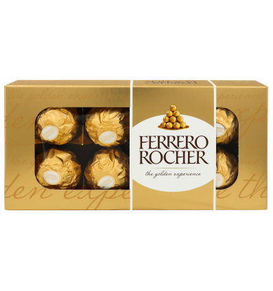 Цукерки вафельні Ferrero Rocher хрусткі 100г