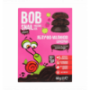 Цукерки Bob Snail яблучно-малинові у чорному шоколаді 60г