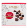 Цукерки Cachet Pralines молочний темний і білий шоколад 200г
