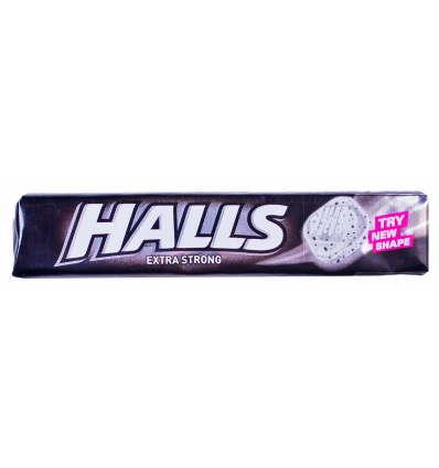 Конфеты карамельные Halls Extra Strong вкус ментола и эвкалипта 25,2г