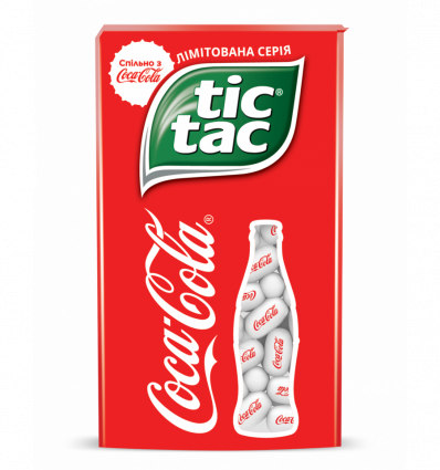 Драже Тіc Таc Coca Cola 49г