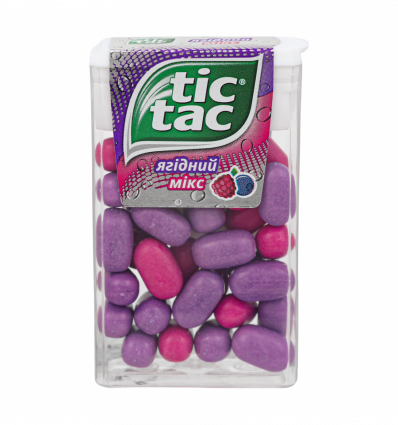 Драже Tic Tac Ягодный микс со вкусом малины и голубики 16г