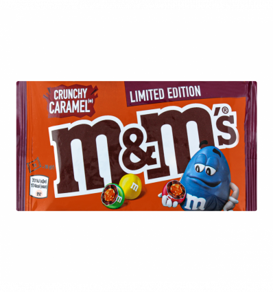 Драже M&M`s Crunchy Caramel в молочном шоколаде 36г