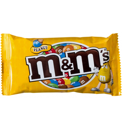 Драже M&M`S з арахісом та молочним шоколадом 45г